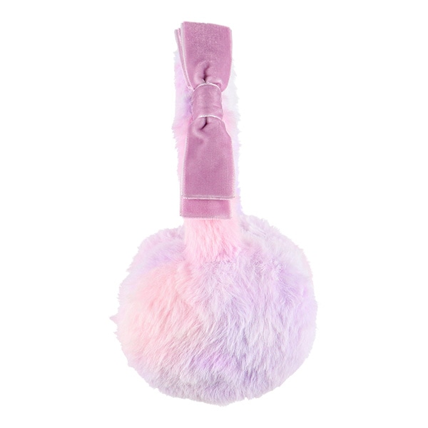 タイダイベロアリボン付き耳当て