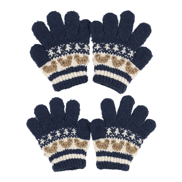 手袋（くま柄）（3-4才）