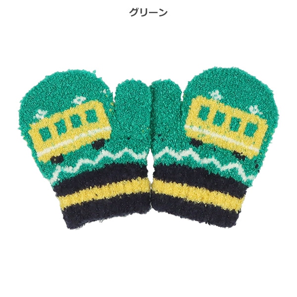 ミトン（電車柄）（2-3才）