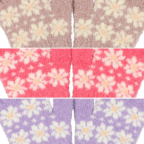 手袋（二段花柄）（3-4才） | 西松屋オンラインストア