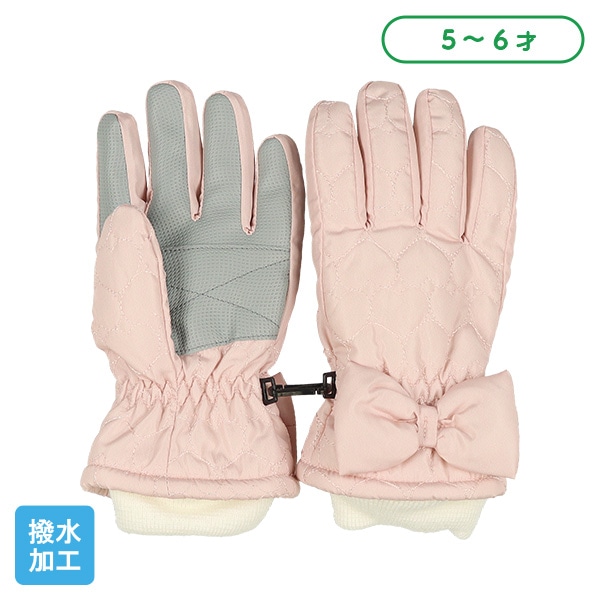 スキー手袋（キルトハート）（5-6才）