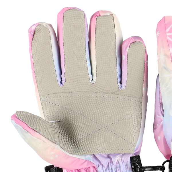 スキー手袋（グラデーション・ピンク）（5-6才）