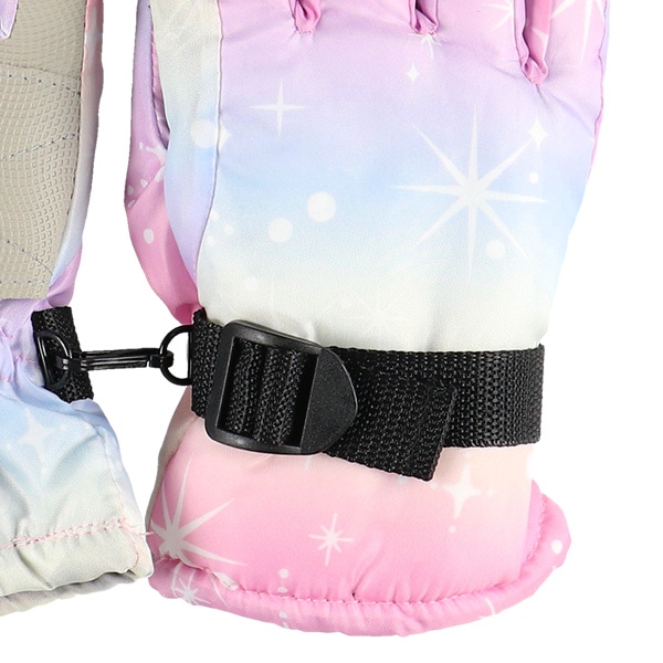 スキー手袋（グラデーション・ピンク）（5-6才）