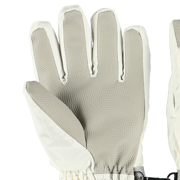 スキー手袋（雪・オフホワイト）（5-6才・7-8才）