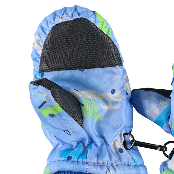 スキーミトン（くるま・ブルー）（1-2才・3-4才）