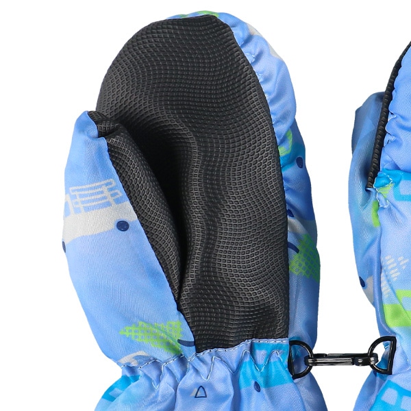 スキーミトン（くるま・ブルー）（1-2才・3-4才）