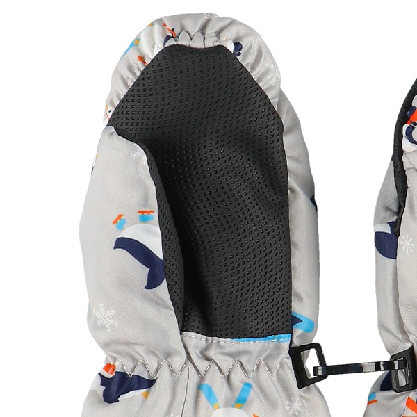 スキーミトン（ペンギン・グレー）（3-4才）