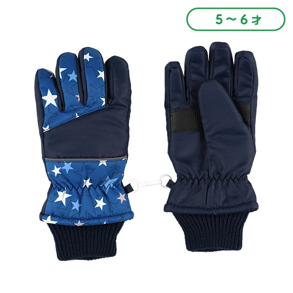防寒用手袋（プリント）（5-6才）