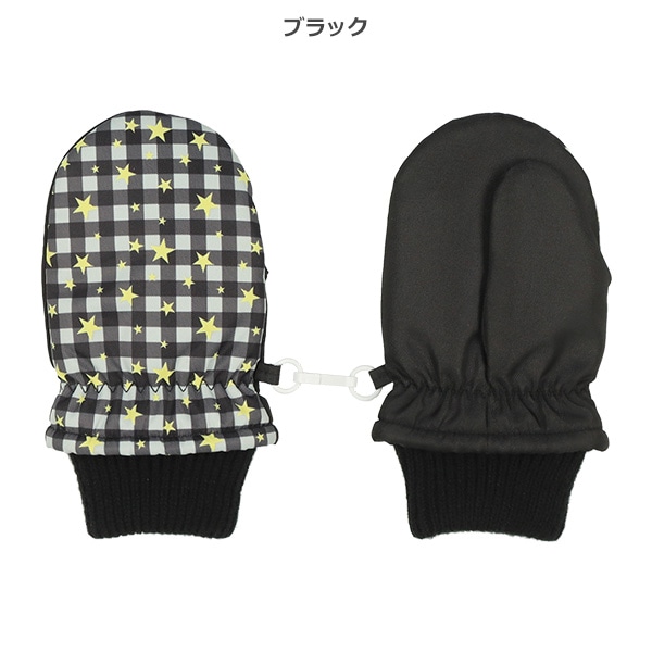カフス防寒用ミトン（総柄プリント）（3-4才）
