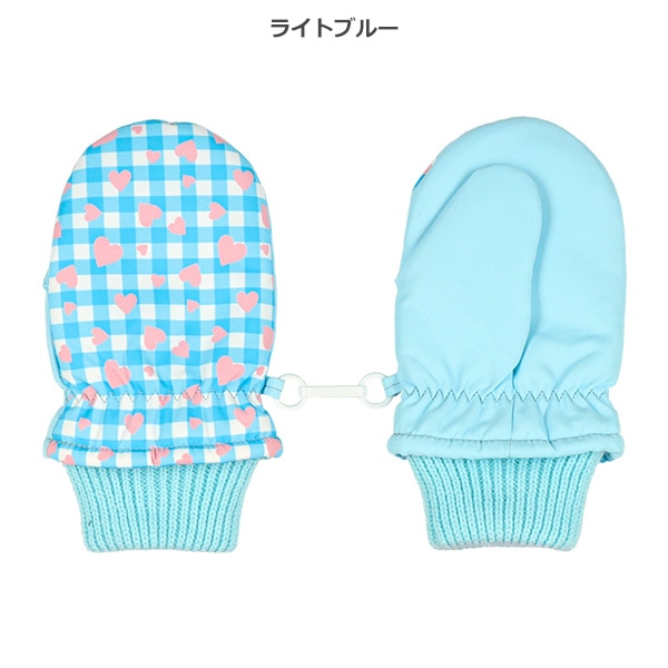 カフス防寒用ミトン（総柄プリント）（3-4才）