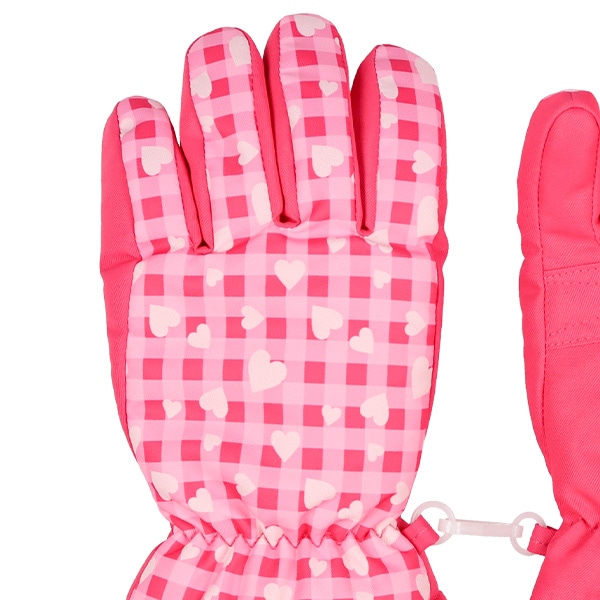 カフス防寒用手袋（総柄プリント）（5-6才）