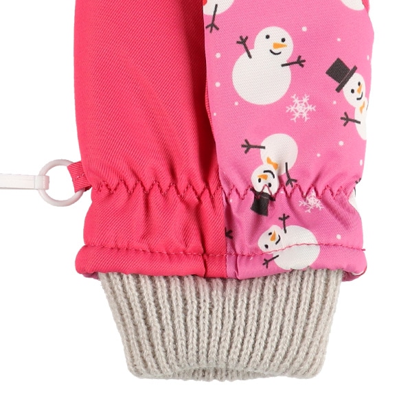 防寒用ミトン（雪だるま）（2-3才・3-4才）