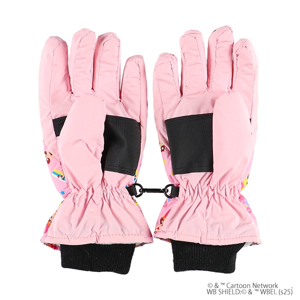 防寒用手袋（パワーパフガールズ）（7-8才）