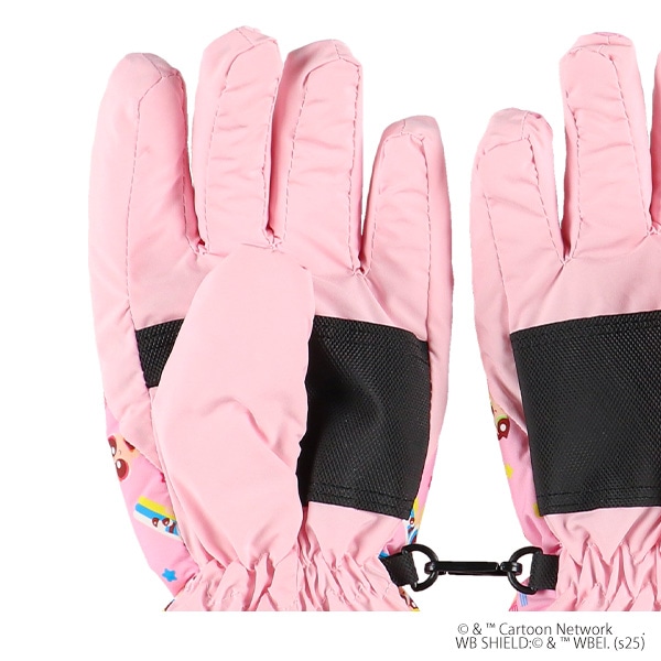 防寒用手袋（パワーパフガールズ）（7-8才）