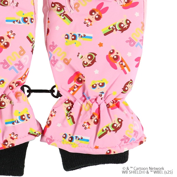 防寒用手袋（パワーパフガールズ）（7-8才）