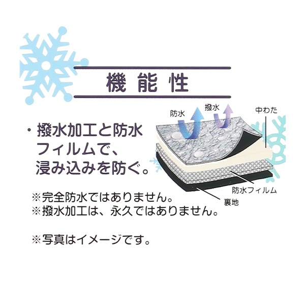 スキー手袋（ゆめかわ/パープル）（5-6才・7-8才）