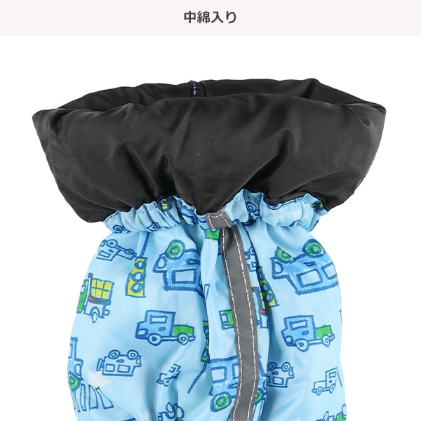 スノースパッツ（くるま・ライトブルー）