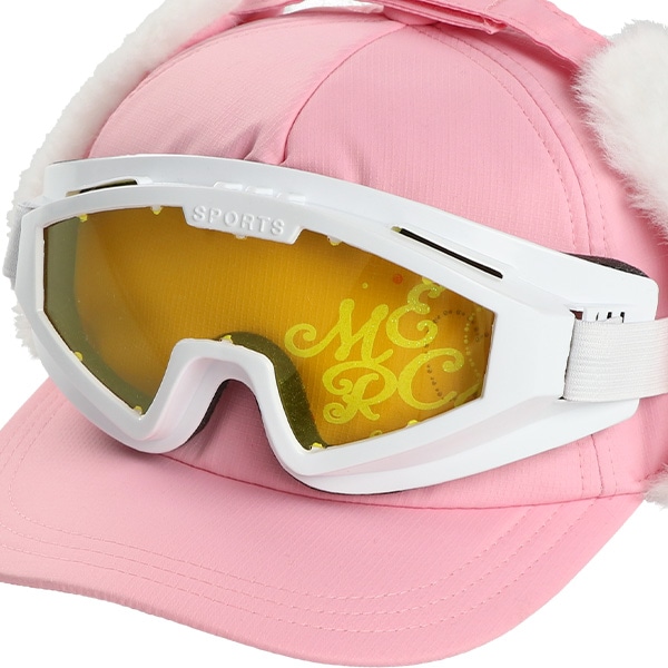 ゴーグル付きシコロキャップ（ピンク・パープル） | 西松屋オンライン