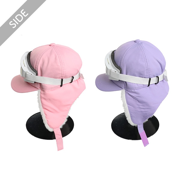 ゴーグル付きシコロキャップ（ピンク・パープル） | 西松屋オンライン