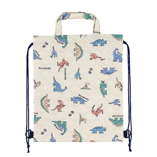 キルトナップサック（ダイナソー）
