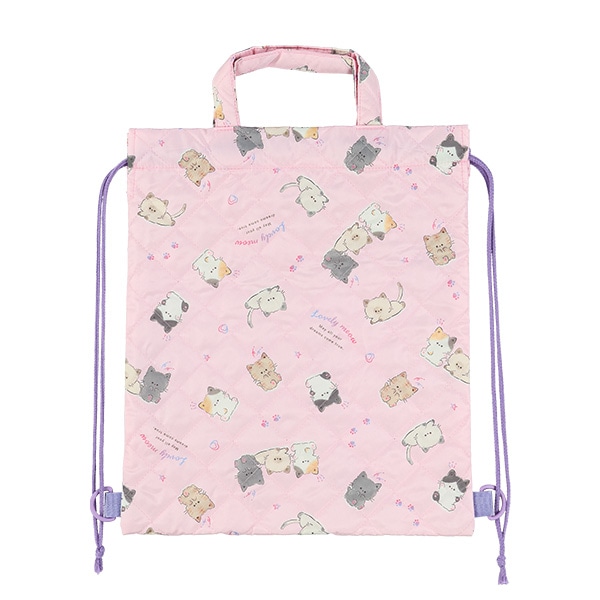 キルトナップサック（ねこ）