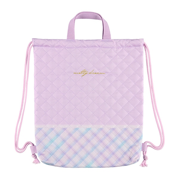 キルトナップサック（パープル）