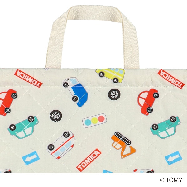 キルトナップサック（トミカ・オフホワイト）
