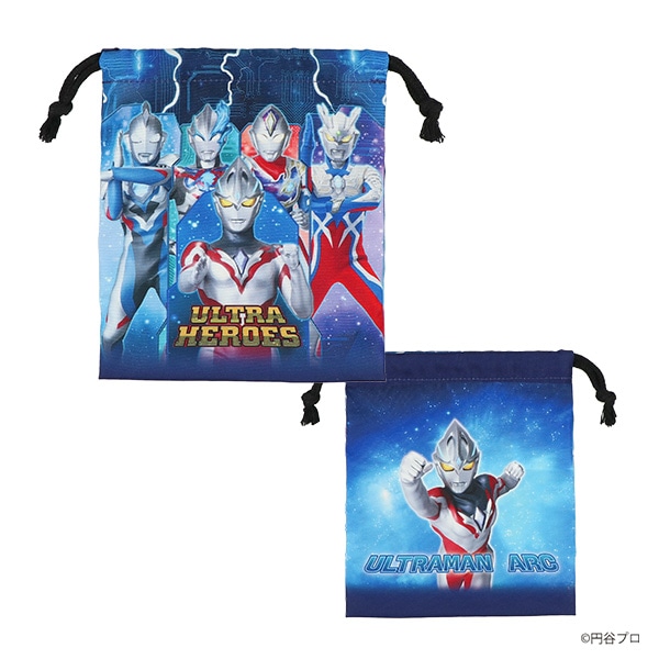 バンダイ）3枚組巾着S（ウルトラマン）