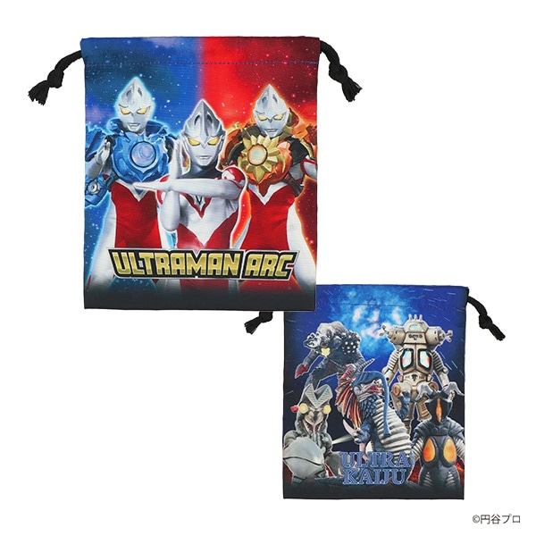 バンダイ）3枚組巾着S（ウルトラマン）