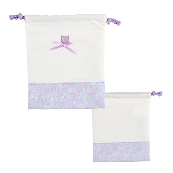 3枚組巾着S（ねこ）