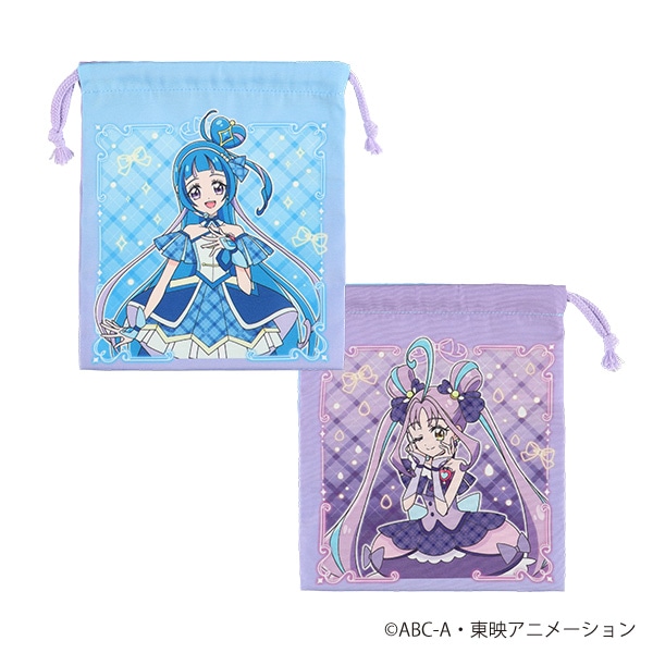 バンダイ）3枚組巾着S（キミとアイドルプリキュア）