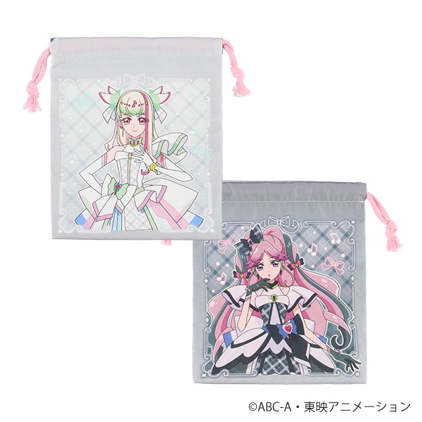 バンダイ）3枚組巾着S（キミとアイドルプリキュア）