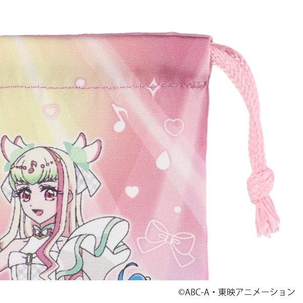 バンダイ）3枚組巾着S（キミとアイドルプリキュア）