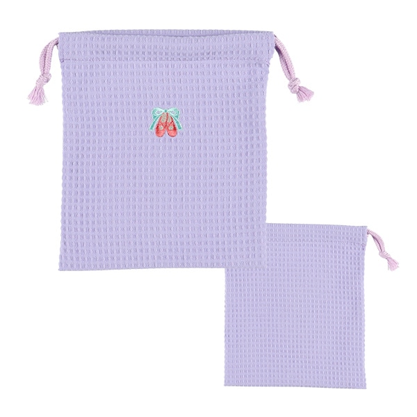 3枚組巾着S（チェック）