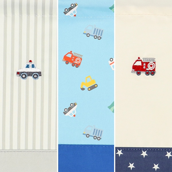 3枚組巾着S（くるま）