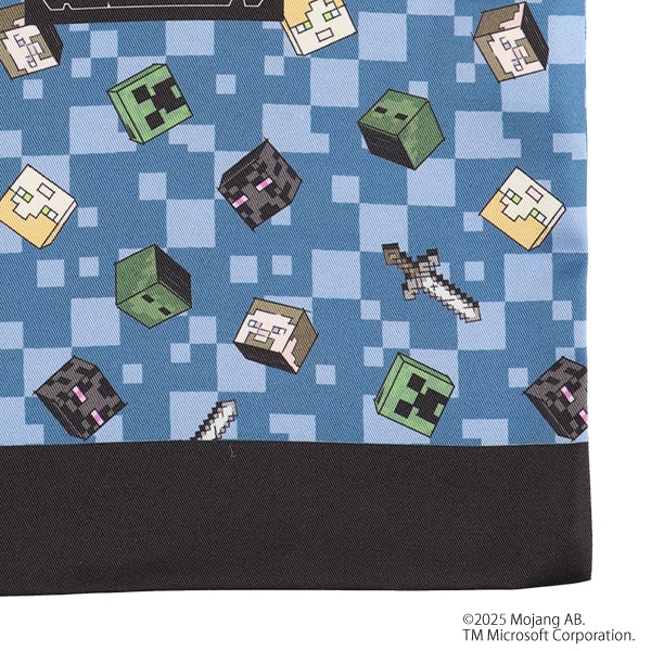 巾着L（マインクラフト・ブルー）