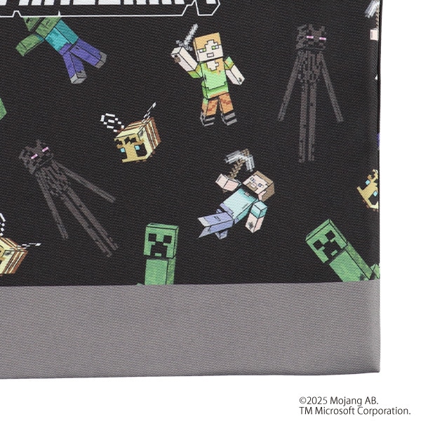 巾着L（マインクラフト・ブラック）