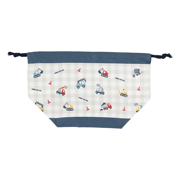3枚組マチ付き巾着（サメ・くるま）
