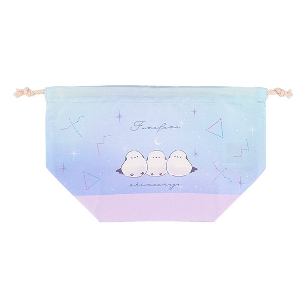 3枚組マチ付き巾着（シマエナガ・その他）