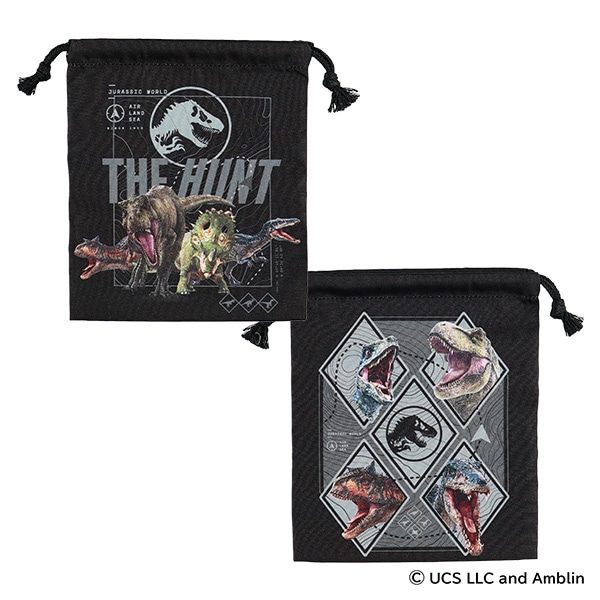 3枚組巾着S（ジュラシック・ワールド）