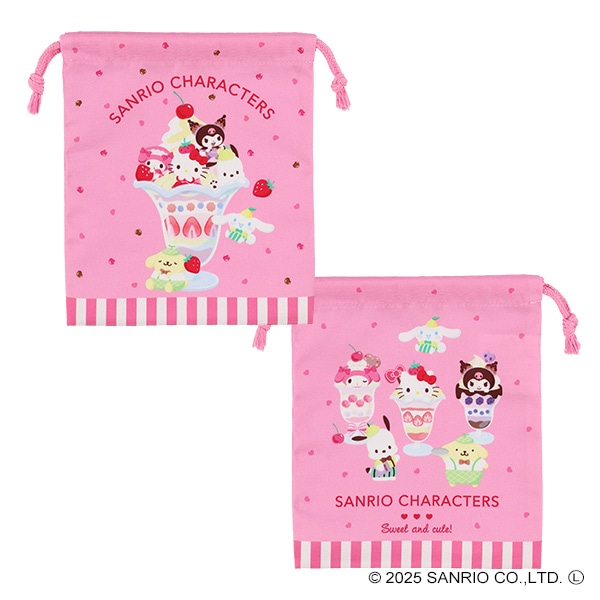 3枚組巾着S（サンリオキャラクターズ）