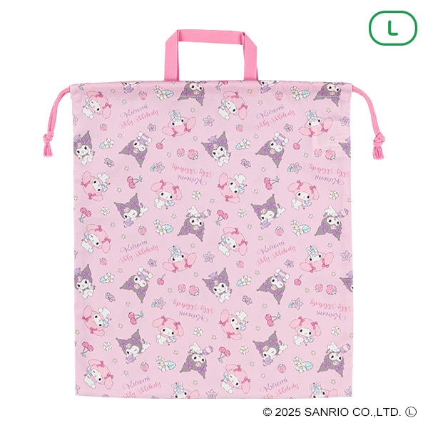 巾着L（マイメロディ&クロミ）