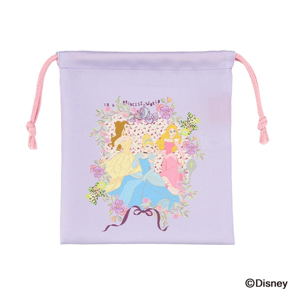 3枚組巾着S（ディズニープリンセス）