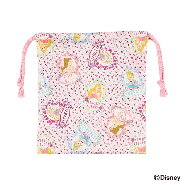 3枚組巾着S（ディズニープリンセス）