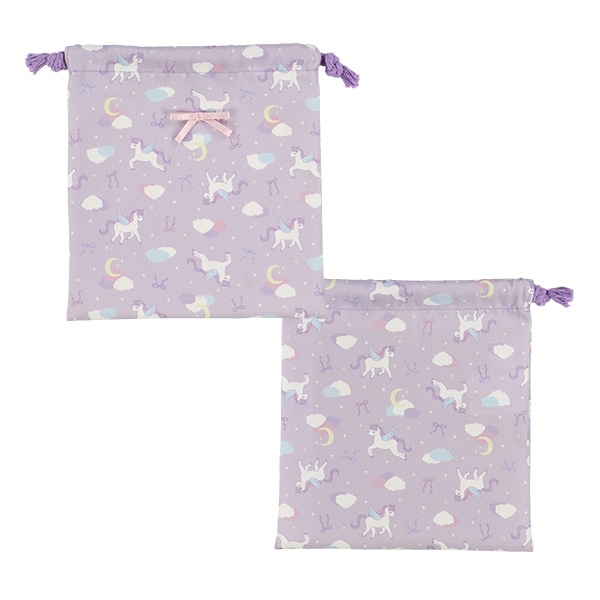 3枚組巾着S（ユニコーン）