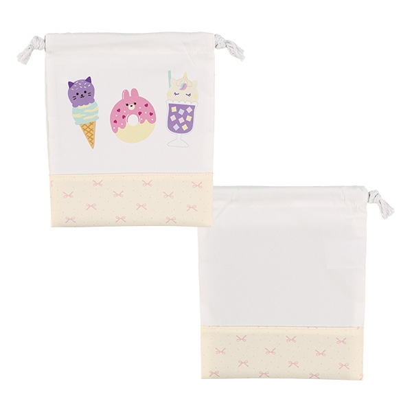 3枚組巾着S（スイーツ）