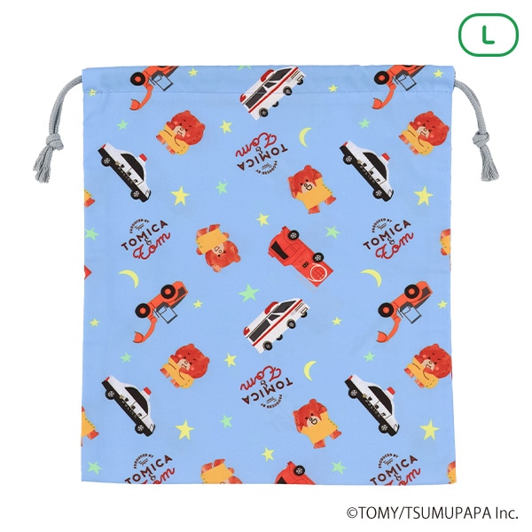 巾着L（トミカとトム）