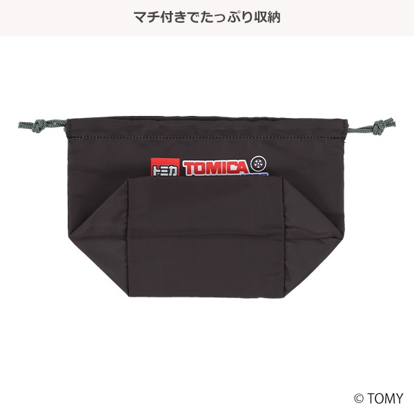2枚組マチ付き巾着（トミカ）