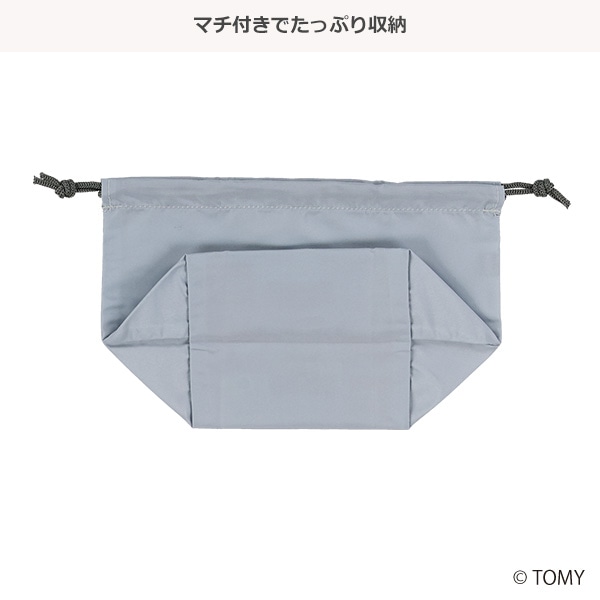 2枚組マチ付き巾着（トミカ・ロゴ）