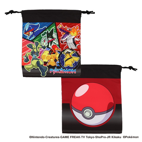 3枚組巾着S（ポケモン・モンスターボール）
